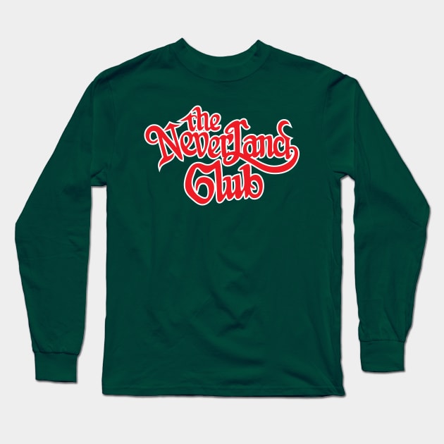 Neverland Club Long Sleeve T-Shirt by old_school_designs